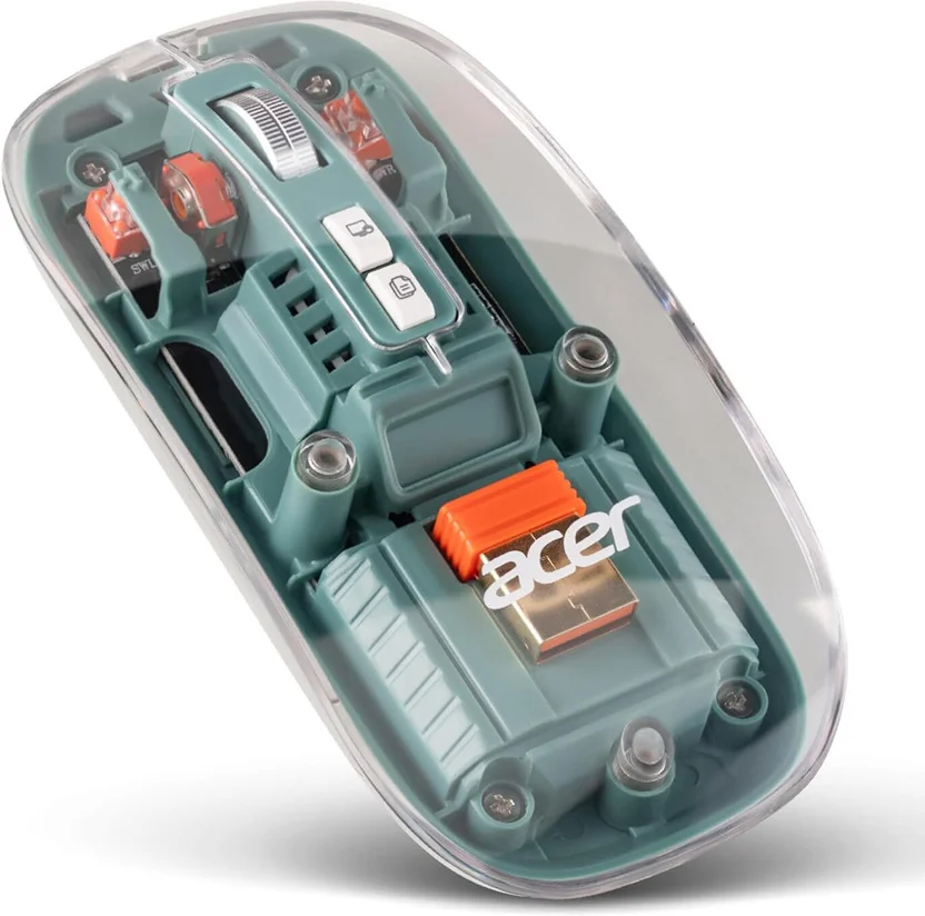 Acer Clearview Transparent Mouse with Triple-Mode Conne...
