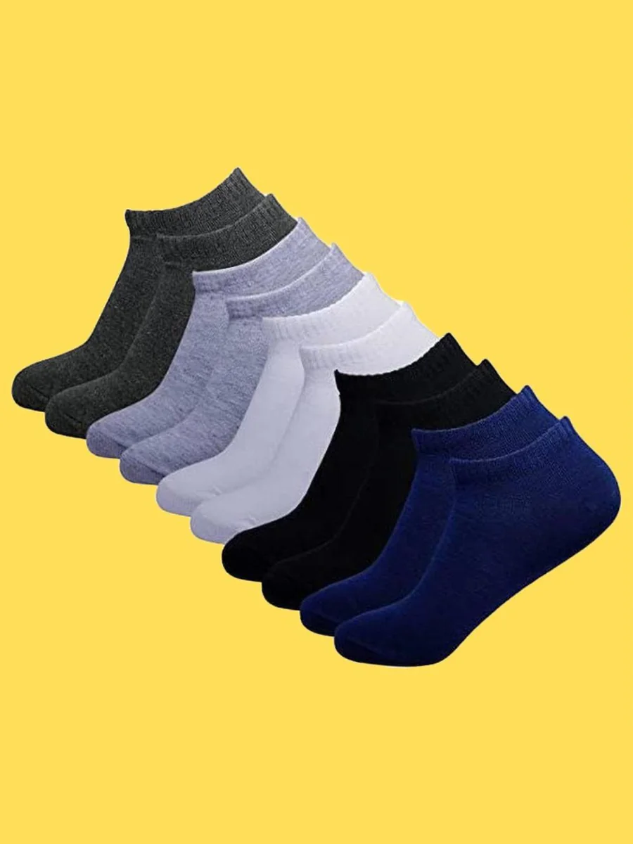 Brand Name Men Pack Of 5 Ankle Length Socks - Best Price ₹78 at Myntra