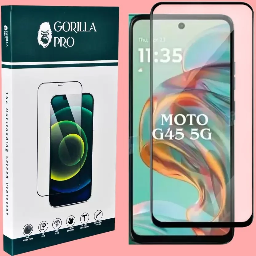 GORILLA PRO Tempered Glass Guard for MOTOROLA g45 5G