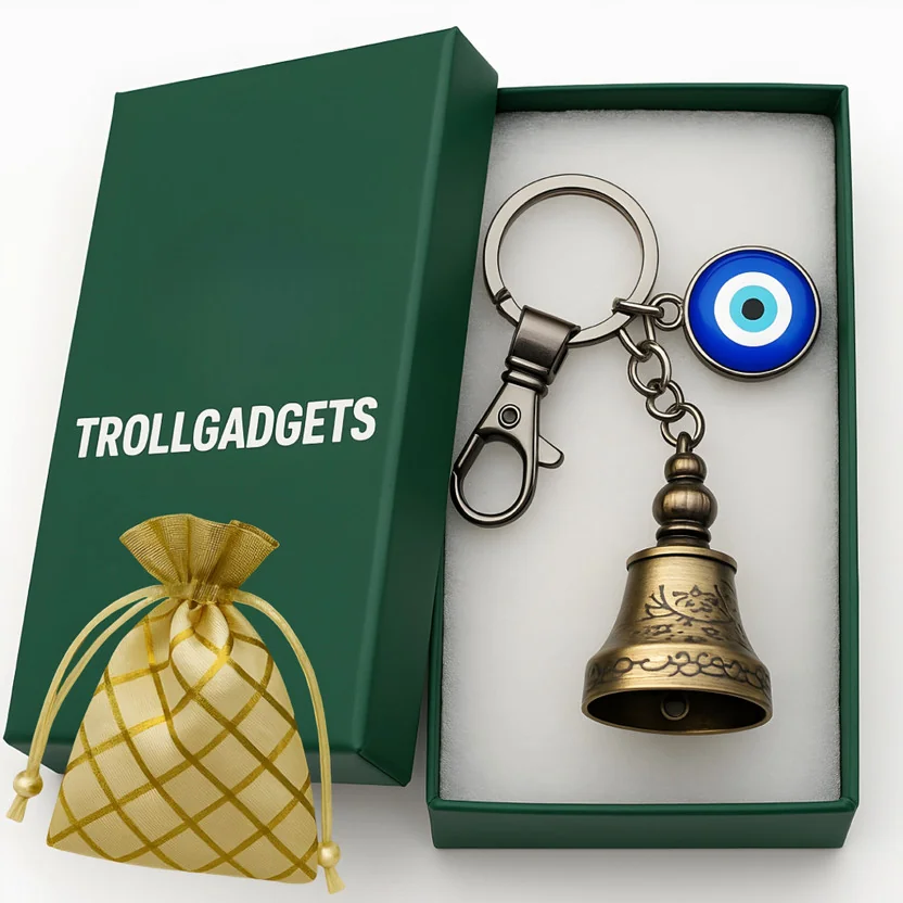 trollgadgets Guardian Bell Key chain for Bike & Car Tib... - Best Price ₹46 at Amazon