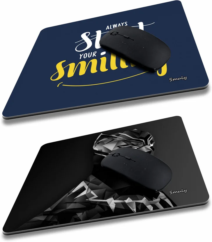 qivee ALWAYS SMILE COMBO BLACK PANTHER Mouse Pad Non-Sl...
