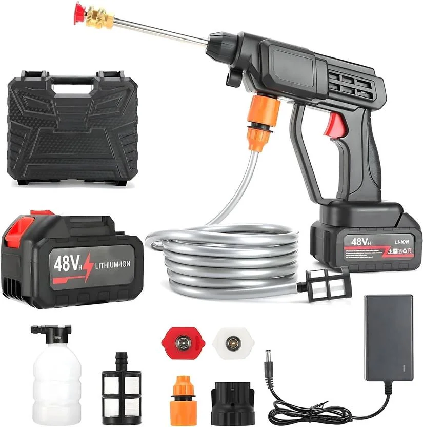 virdi 48V Cordless High-Pressure Washer - Portable Car Washing Machine Pressure Washer