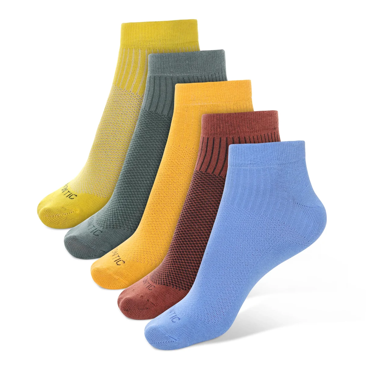 Mens & womens Socks Ankle Length||Socks for Men combo||Cotton Odour Free ||Office Use Extra Soft material||Every Day Use||Fresh color-5 Piece combo