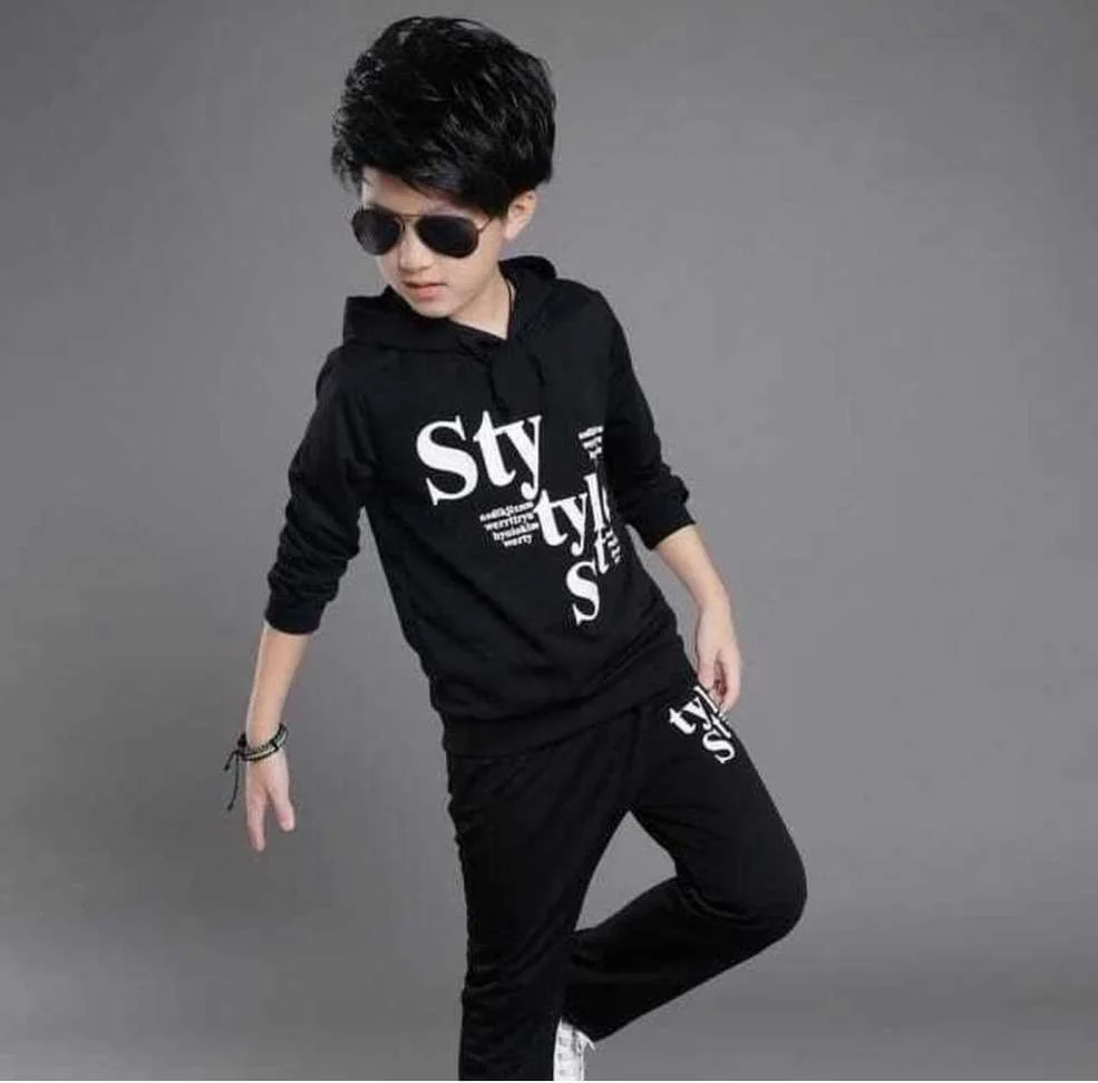 Boys Printed Cotton Blend T Shirt