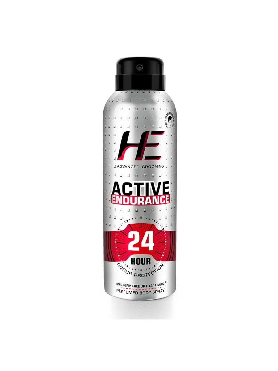 Buy HE Men Active Endurance Perfumed Body Spray Deodorant   100g -  - Personal Care for Men - Best Price ₹172 at Myntra