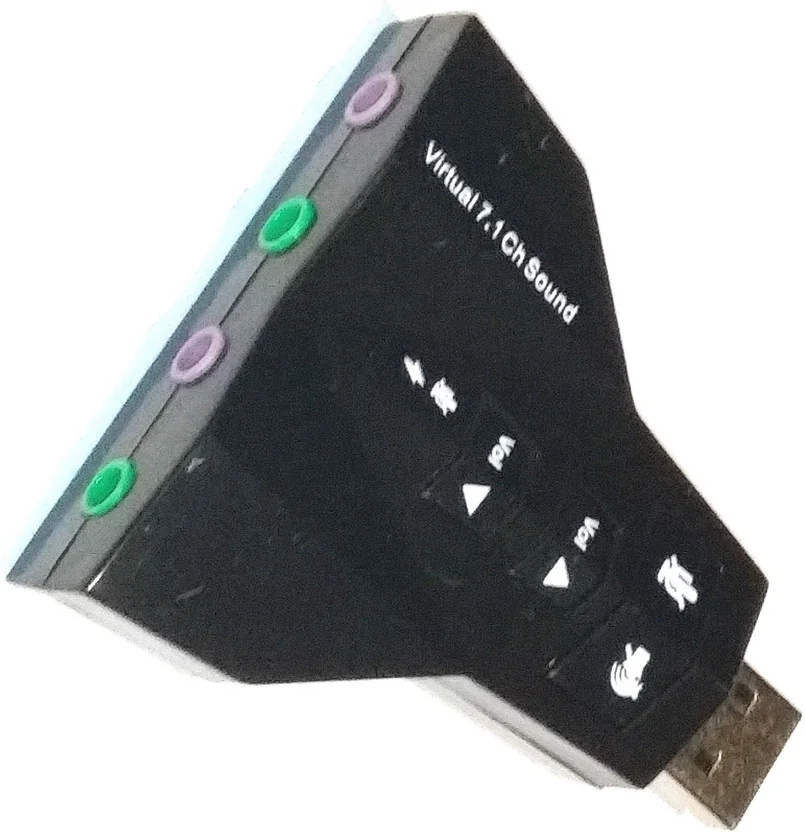 Frackson Airplane Design 7.1 Channel USB External Sound...