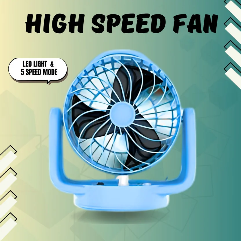 Clairbell Table Fan Lightweight and Electric Rechargeab...