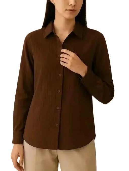 Yellowfab Industries Solid Long Sleeve Crop Shirt for Women Daily - Best Price ₹251 at Amazon
