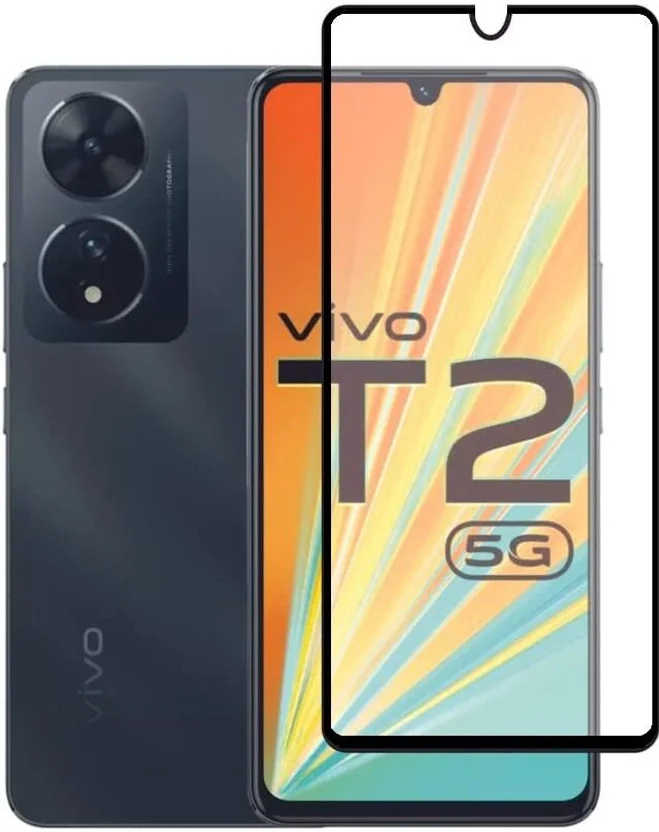 EITANSHA CREATION Edge To Edge Tempered Glass for Vivo ...