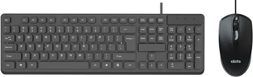 Elista Wired Keyboard and Mouse Combo (ELS WK-714) Wire...