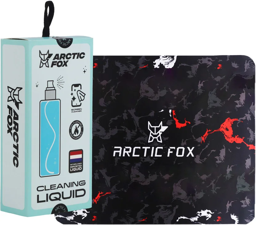 ARCTIC FOX Screen Cleaning Kit Set and Non-Slip Rubber ...
