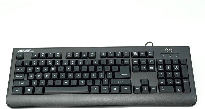 Tvs Electronics Champ HD Keyboard Wired USB Standard De...
