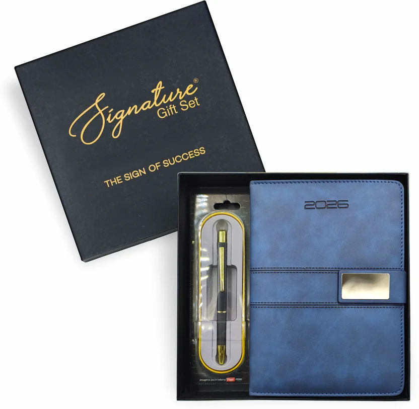 LENOS 2026 + Pierre Cardin Hope Ball Pen A5 Diary Ruled...