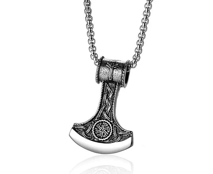 Pendant for Men - Alloy Pendant with Pure Stainless Steel 24inch Round Box Chain Collection for Men & Boy