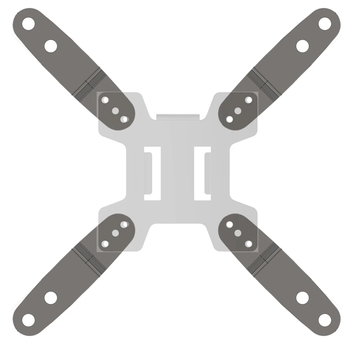 Mounting VESA Extender with Screw Kit for TV & Monitors 100x100 mm to 200X200 mm, 100x200 mm, 200x100 mm