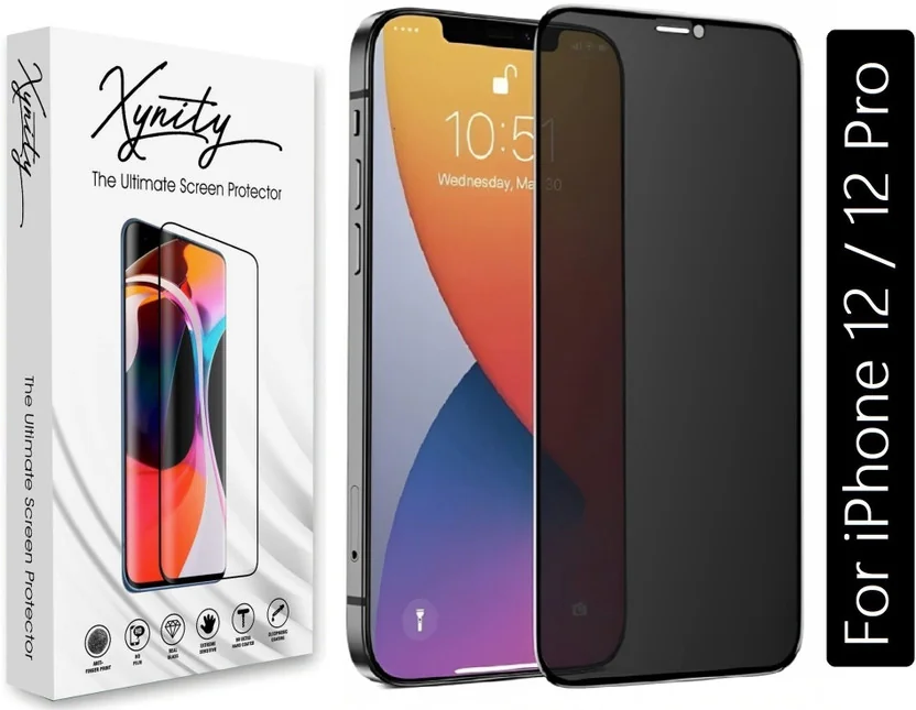 XYNITY Tempered Glass Guard for Apple iPhone 12, Apple ...