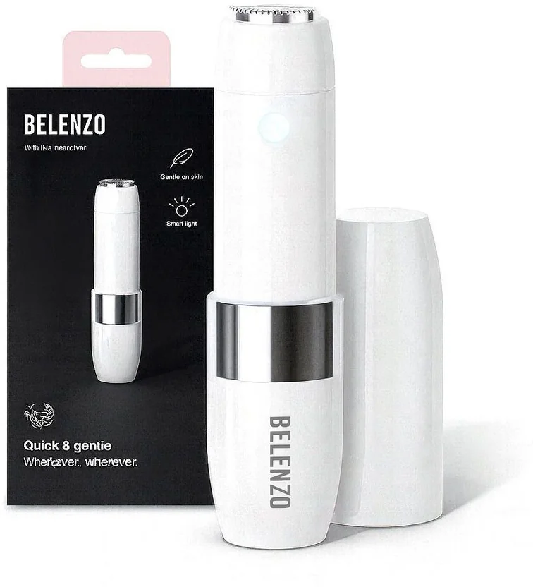 BELENZO Face Trimmer Rechargeable Portable Hair Remover...