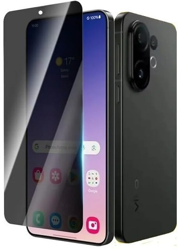 T MAGIC Tempered Glass Guard for Vivo X200 FE 5G Privac...