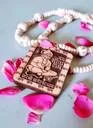 Divine rudras Tulsi Mala bageshwar dham ashirwad Hanuman ji Wood Locket 100% Original Wood Chain - Best Price ₹75 at Flipkart