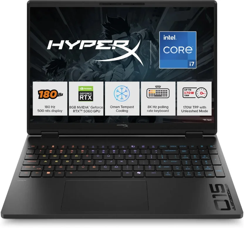HP HyperX Omen Intel Core i7 14th Gen 14650 HX - (24 GB/1 TB SSD/Windows 11 Home/8 GB Graphics/NVIDIA ...