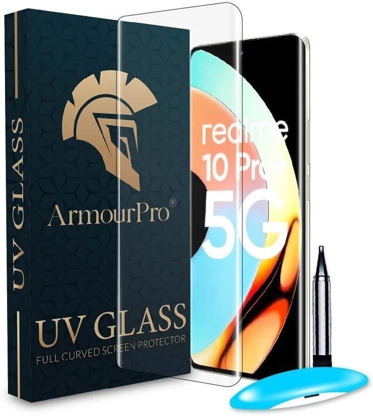 ArmourPro Edge To Edge Tempered Glass for Realme 10 Pro...