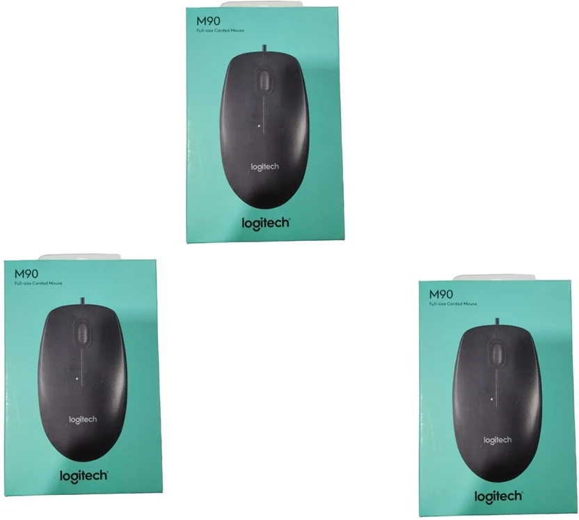 Logitech M90 / 1000 DPI Optical Tracking WIRED MOUSE (S...