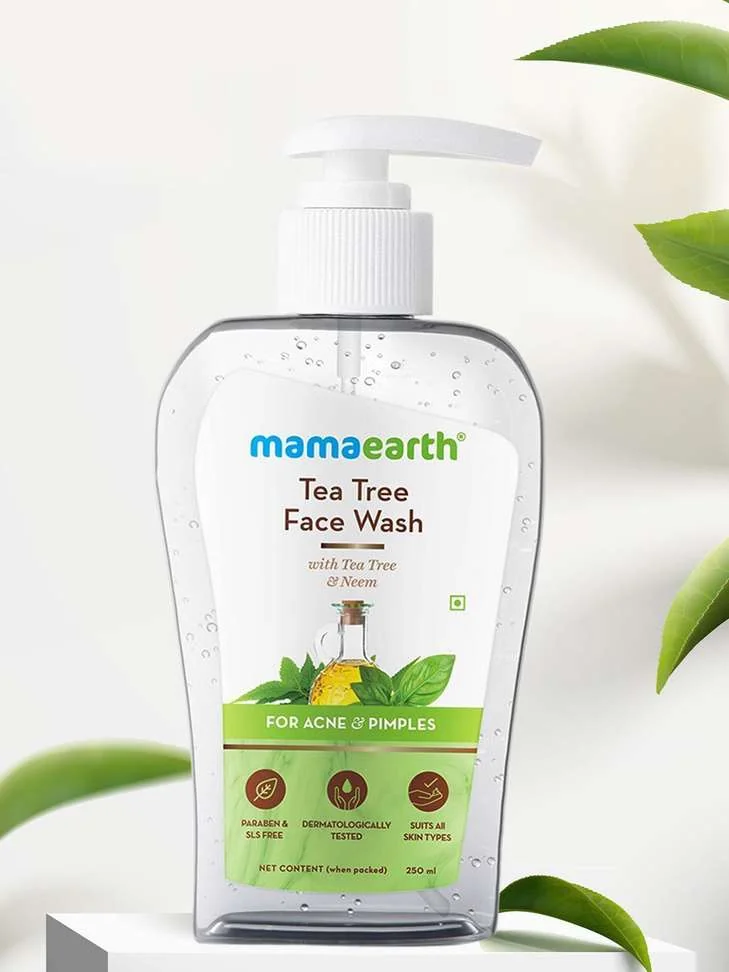 Mamaearth Tea Tree Foaming  for Acne & Pimples with Salicylic Acid Face Wash - Best Price ₹299 at Shopsy