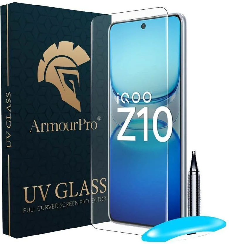 ArmourPro Edge To Edge Tempered Glass for iQOO Z10 5G, ...