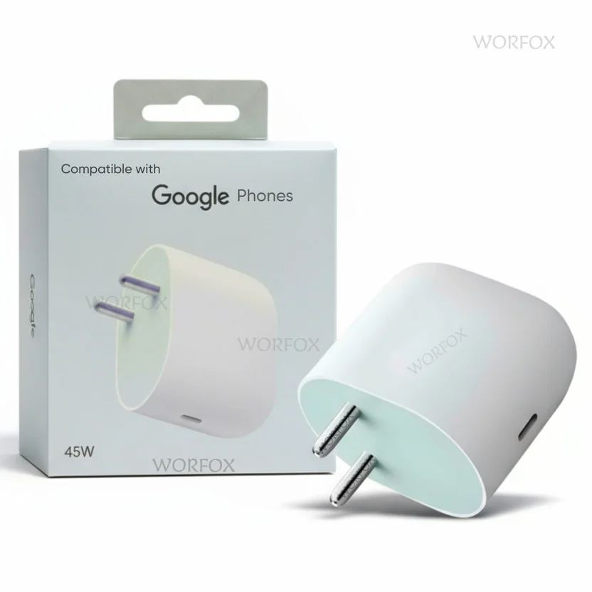 WORFOX 45 W PD 8 A Wall Charger for Mobile
