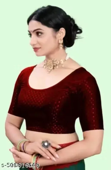 Readymade Designer Stretchable Latest Blouse For Women - Best Price ₹93 at Meesho