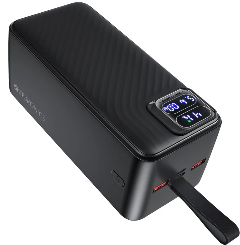 ZEBRONICS 50000 mAh 22.5 W Slim Power Bank
