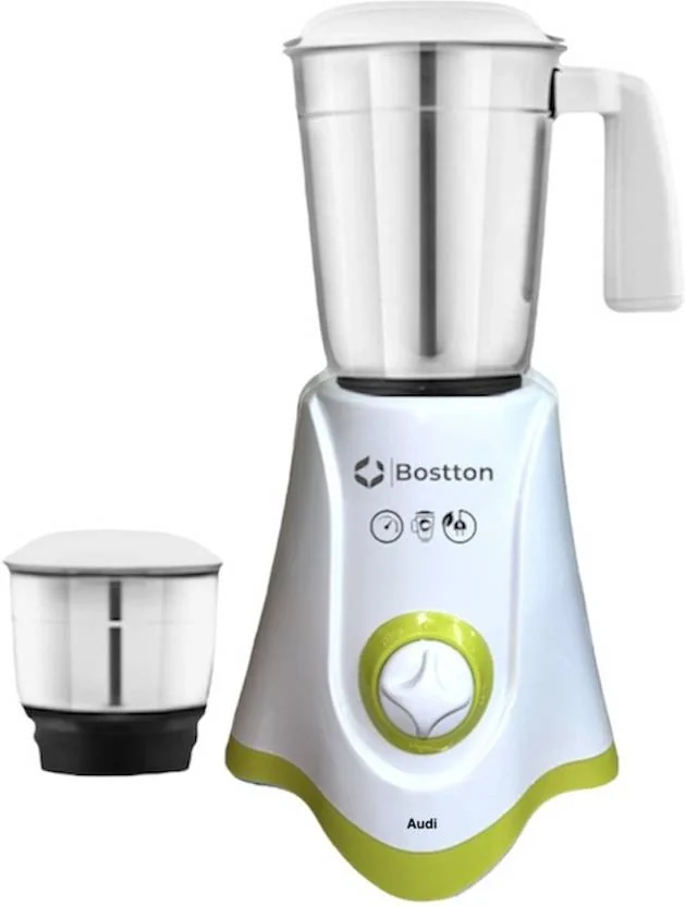 Bostton 550 Watt Double layered Copper 25 MM Motor 550 W Mixer Grinder  (Power Pro | 2 Jars | Olive Green) - Best Price ₹1140 at Flipkart
