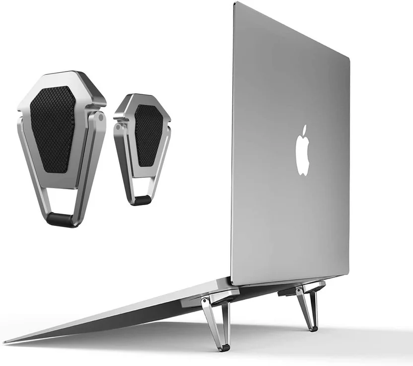 VEEDE Portable Mini Aluminum Laptop Stand 2Pcs, Lightwe...