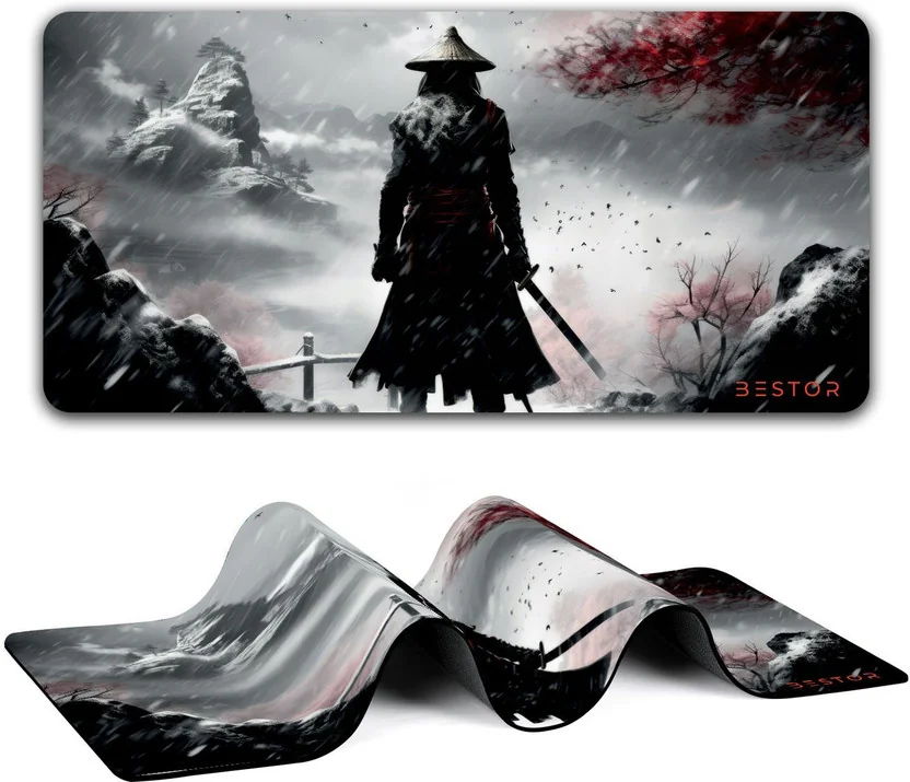 Bestor Anime Series Mouse Pad Samurai Warrior Mouse Pad...