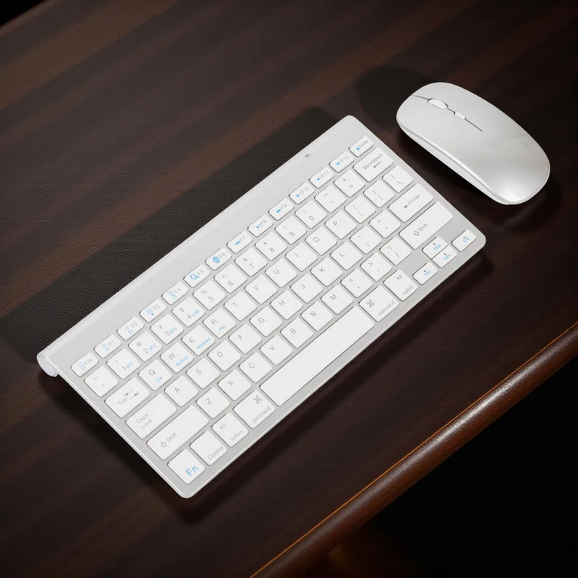 Shikshapatri Wireless Keyboard Mouse - Rechargeable 2.4...