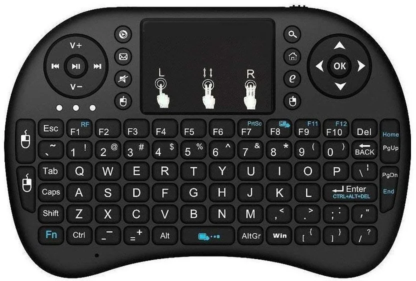 SrO Mini Wireless 2.4Ghz Keyboard Air Mouse with Touchp...