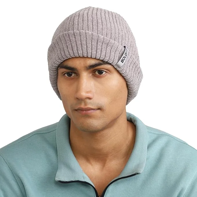 Boldfit Beanie Cap for Men Woolen Winter Cap for Men Woolen Cap for Women in Winter for Thermal Wear Stylish Soft Winter Caps for Boys & Girls for Warm Wear Head Winter Cap Woollen Garam Topaa Grey - Best Price ₹199 at Amazon