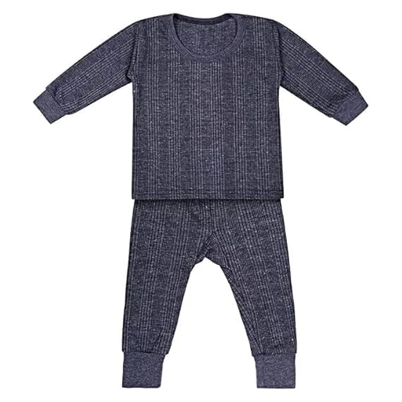 Assorted Unisex Kids Winter Thermal Wear Set – Soft Innerwear Top & Pant for Boys and Girls for Boys and Girls | Warm Body Warmer Suit for Cold Weather(Pack of 1)