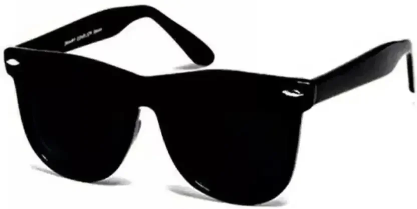 FLEXCY UV Protection Wayfarer Sunglasses (Free Size)  (For Men & Women, Black) - Best Price ₹126 at Flipkart