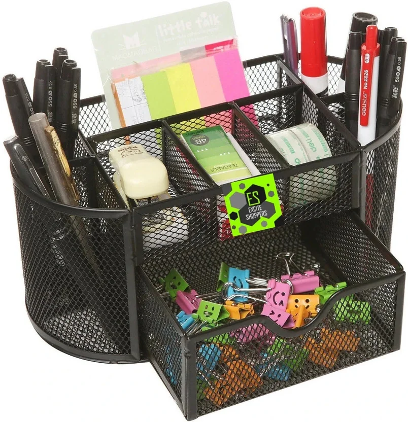 Excite Shoppers 9 Compartments Metal Quality Multipurpo...