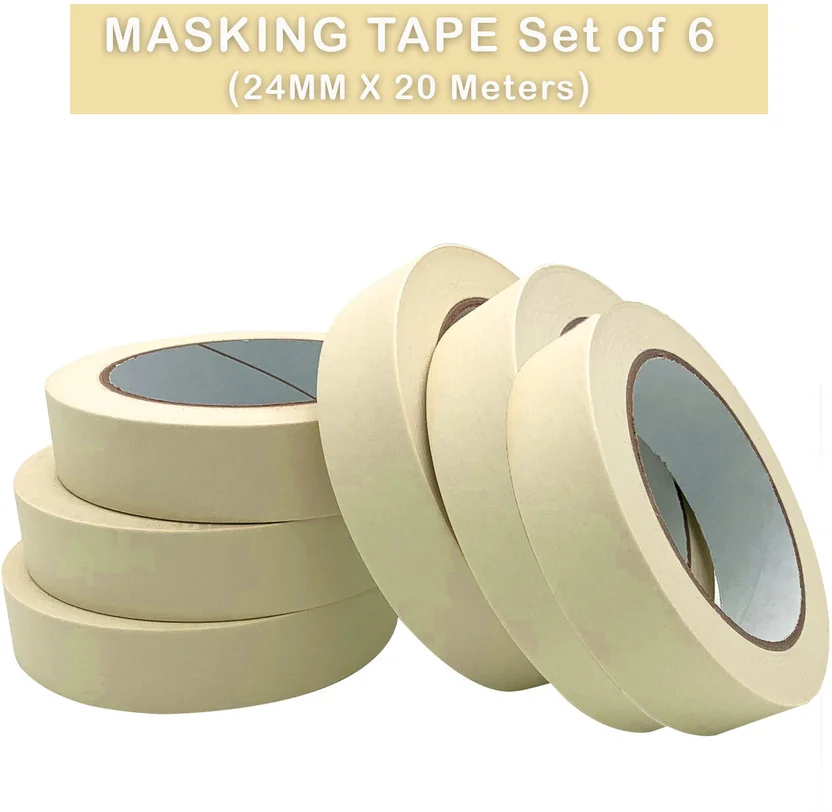 Boxer Masking Tape ( 24mm x 20 Meters) Single Side Hand...