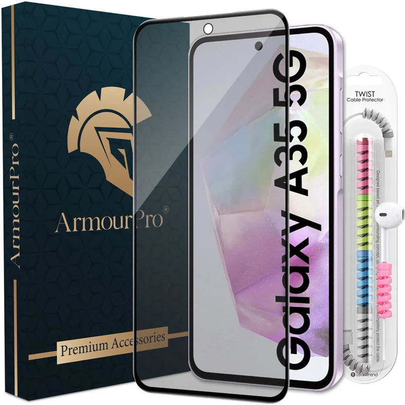 ArmourPro Edge To Edge Tempered Glass for SAMSUNG Galax...