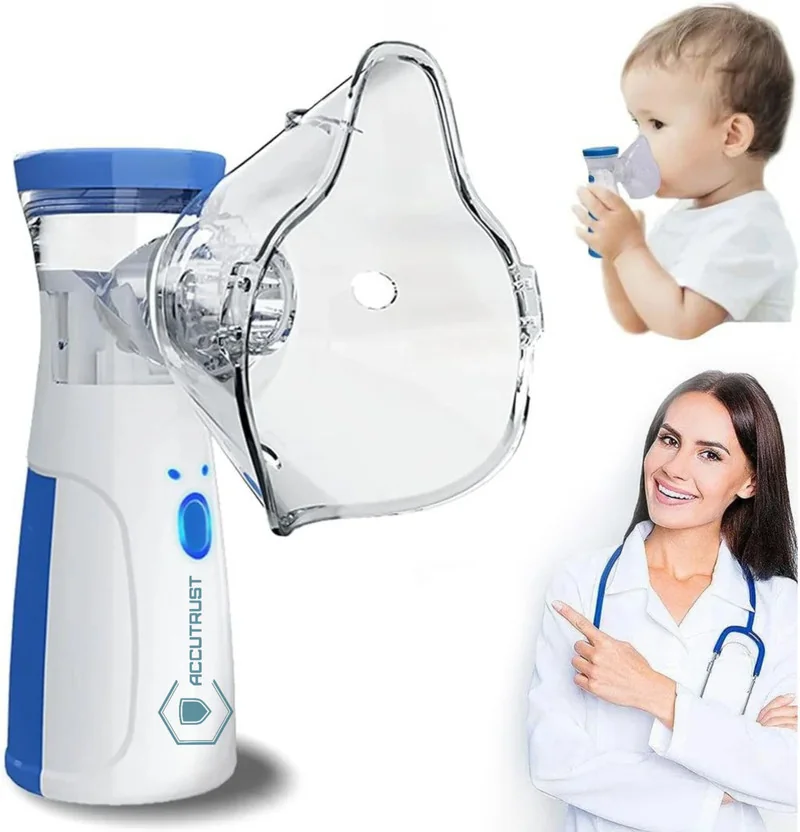 Accutrust Portable Ultrasonic Mesh Nebulizer Machine fo...