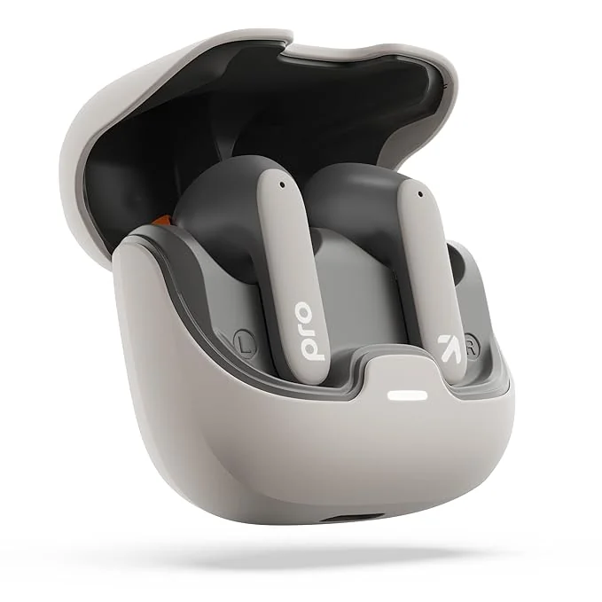 GOBOULT Z40 Pro with 100H Playtime, Zen Quad Mic ENC, 45ms Low Latency Gaming, Premium Rubber Grip Case, 13mm Bass Drivers, Bluetooth 5.3, TWS Truly Wireless in Ear Earbuds (Dawn)