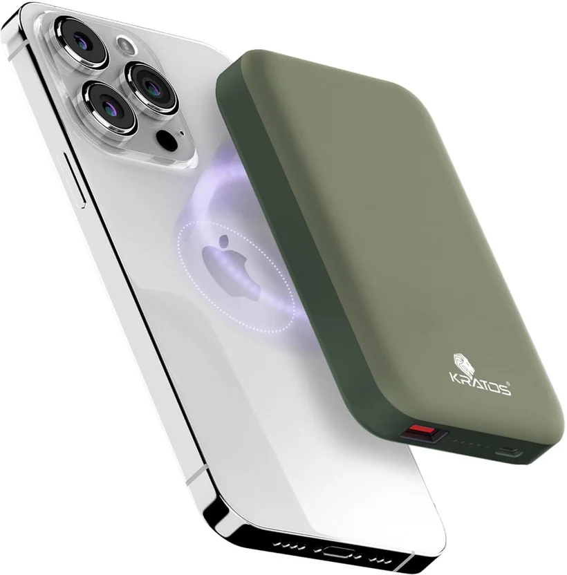 Kratos 10000 mAh 22.5 W Wired & Wireless With MagSafe S...