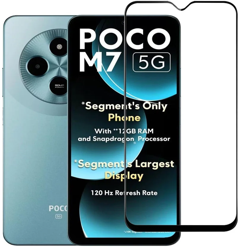 EITANSHA CREATION Edge To Edge Tempered Glass for POCO ...