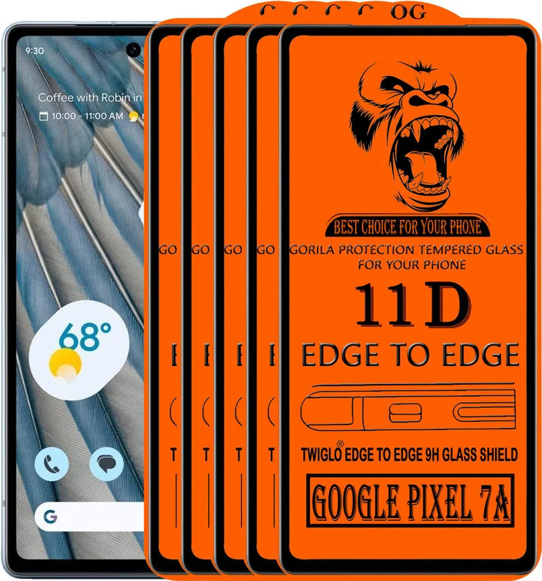 TWIGLO Edge To Edge Tempered Glass for GOOGLE PIXEL 7A