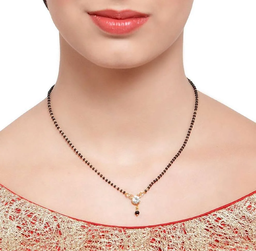 18 inch Short mangalsutra design for women Alloy Mangalsutra - Best Price ₹40 at Shopsy