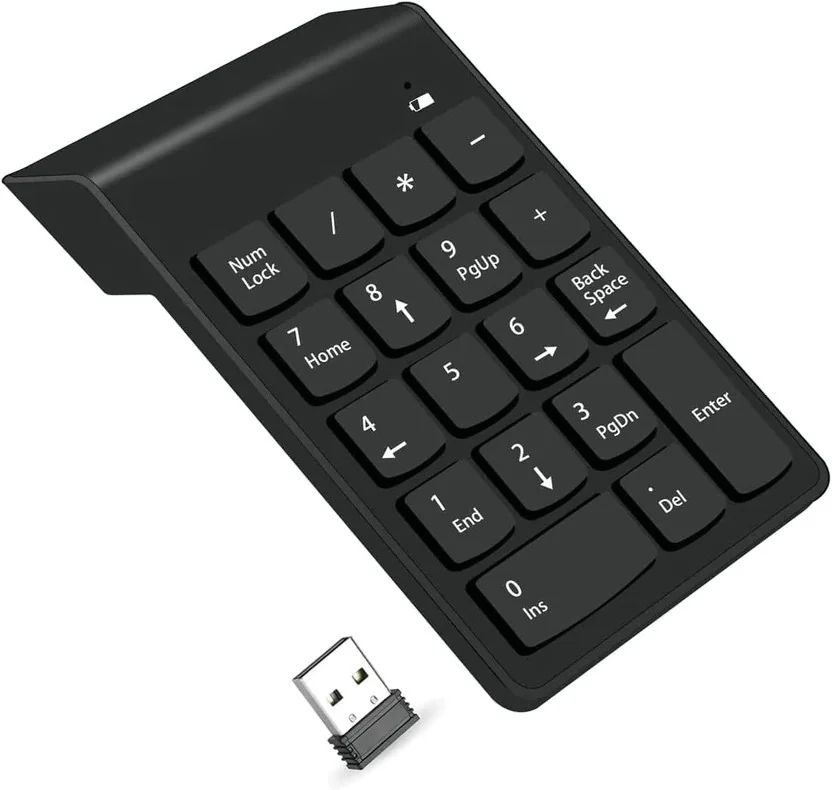 RyzCare Wireless Numpad Advanced 2.4GHz Wireless Connec... - Best Price ₹34 at Amazon