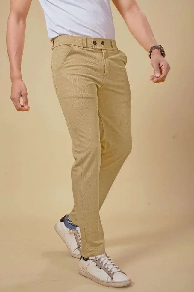 Relaxed Men Khaki Trousers - Best Price ₹253 at Shopsy